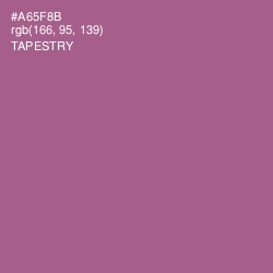 #A65F8B - Tapestry Color Image