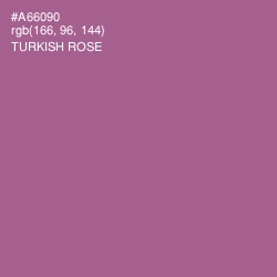#A66090 - Turkish Rose Color Image