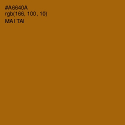 #A6640A - Mai Tai Color Image