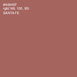 #A6645F - Santa Fe Color Image