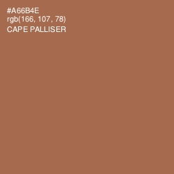 #A66B4E - Cape Palliser Color Image