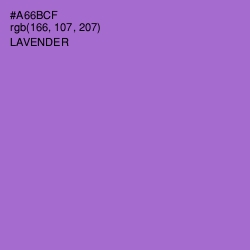 #A66BCF - Lavender Color Image