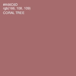 #A66C6D - Coral Tree Color Image