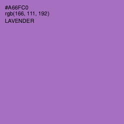 #A66FC0 - Lavender Color Image