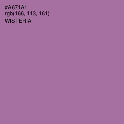 #A671A1 - Wisteria Color Image