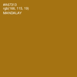 #A67313 - Mandalay Color Image