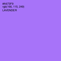 #A673F9 - Lavender Color Image