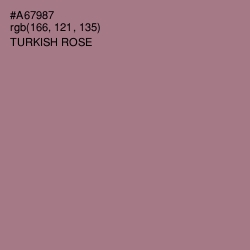 #A67987 - Turkish Rose Color Image