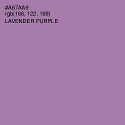 #A67AA9 - Lavender Purple Color Image
