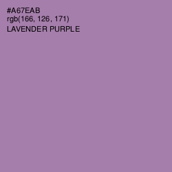 #A67EAB - Lavender Purple Color Image