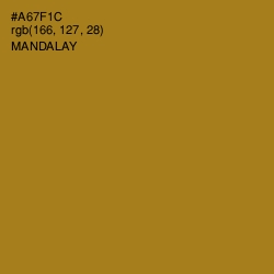 #A67F1C - Mandalay Color Image