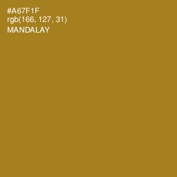 #A67F1F - Mandalay Color Image