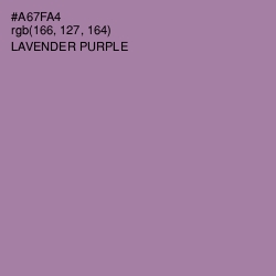#A67FA4 - Lavender Purple Color Image