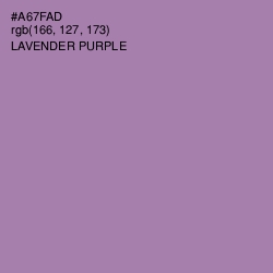 #A67FAD - Lavender Purple Color Image