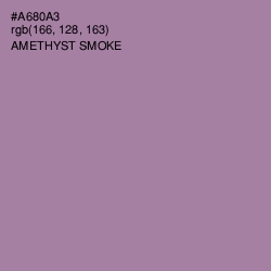 #A680A3 - Amethyst Smoke Color Image