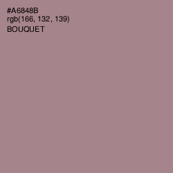 #A6848B - Bouquet Color Image