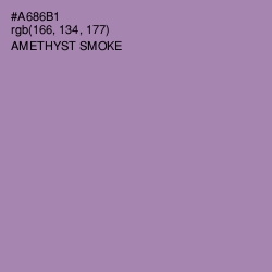 #A686B1 - Amethyst Smoke Color Image