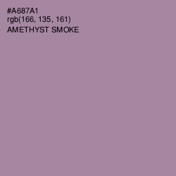 #A687A1 - Amethyst Smoke Color Image