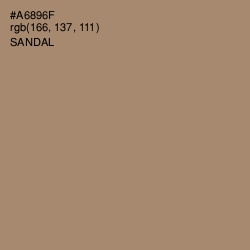 #A6896F - Sandal Color Image