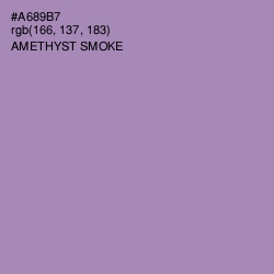 #A689B7 - Amethyst Smoke Color Image