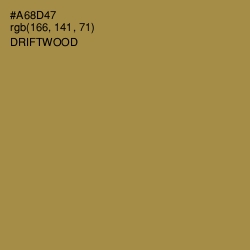 #A68D47 - Driftwood Color Image