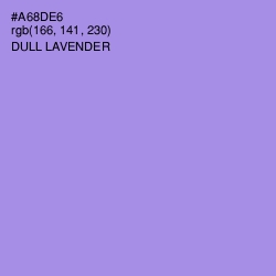 #A68DE6 - Dull Lavender Color Image