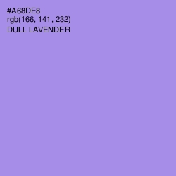 #A68DE8 - Dull Lavender Color Image