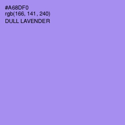 #A68DF0 - Dull Lavender Color Image