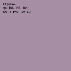 #A68FA4 - Amethyst Smoke Color Image