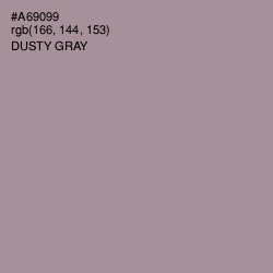 #A69099 - Dusty Gray Color Image