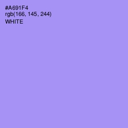 #A691F4 - Dull Lavender Color Image