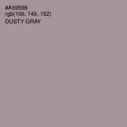 #A69598 - Dusty Gray Color Image