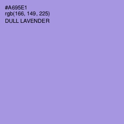 #A695E1 - Dull Lavender Color Image