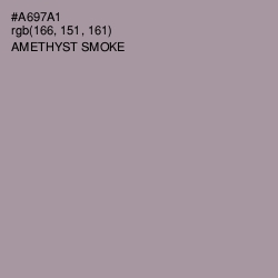 #A697A1 - Amethyst Smoke Color Image