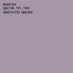#A697A4 - Amethyst Smoke Color Image