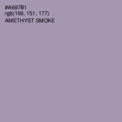 #A697B1 - Amethyst Smoke Color Image