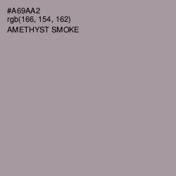 #A69AA2 - Amethyst Smoke Color Image