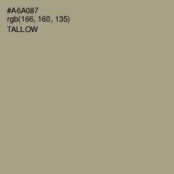 #A6A087 - Tallow Color Image