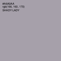 #A6A0AA - Shady Lady Color Image