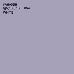 #A6A0B8 - Spun Pearl Color Image