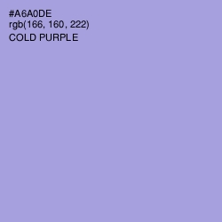 #A6A0DE - Cold Purple Color Image