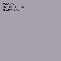 #A6A1AC - Shady Lady Color Image