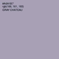 #A6A1B7 - Gray Chateau Color Image