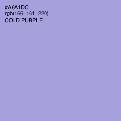 #A6A1DC - Cold Purple Color Image