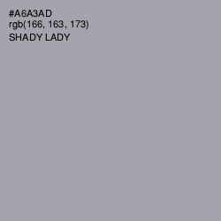 #A6A3AD - Shady Lady Color Image