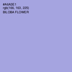 #A6A3E1 - Biloba Flower Color Image