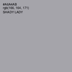 #A6A4AB - Shady Lady Color Image