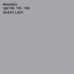 #A6A5A9 - Shady Lady Color Image