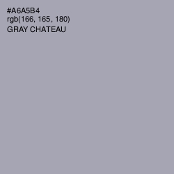 #A6A5B4 - Gray Chateau Color Image