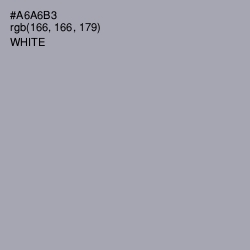#A6A6B3 - Gray Chateau Color Image